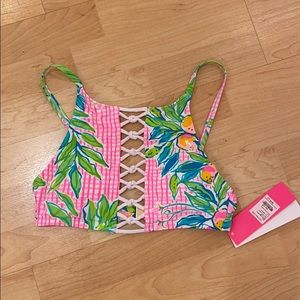 NWT Adderlay Halter Top Don’t Stop Beleafing 10